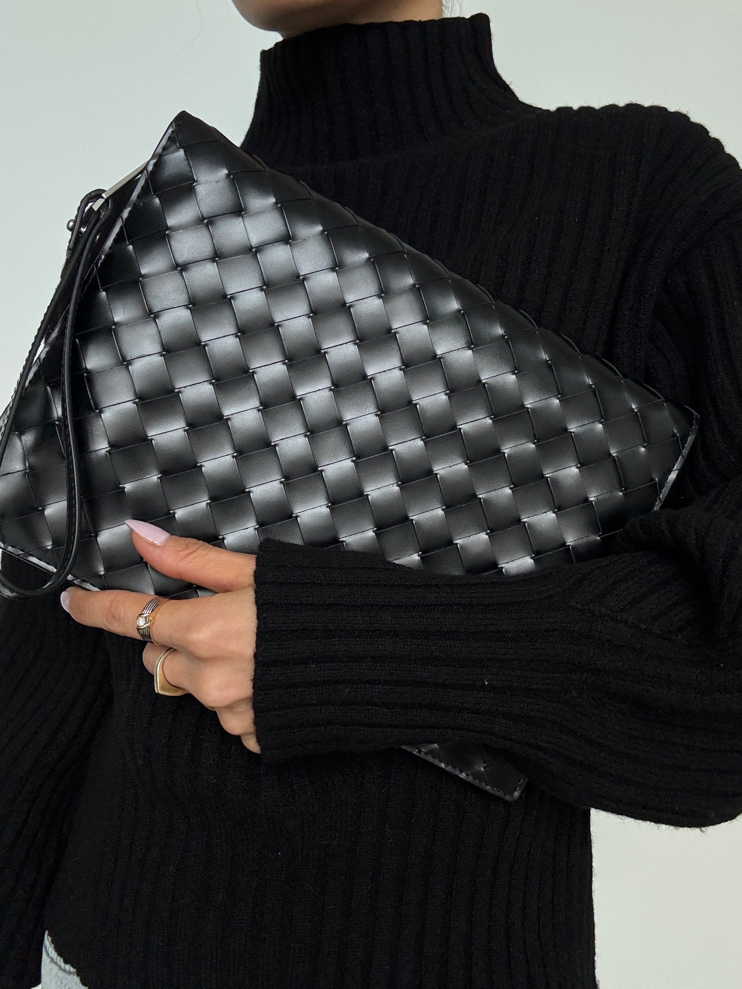 Bottega Veneta Intrecciato Document Case With Wristlet