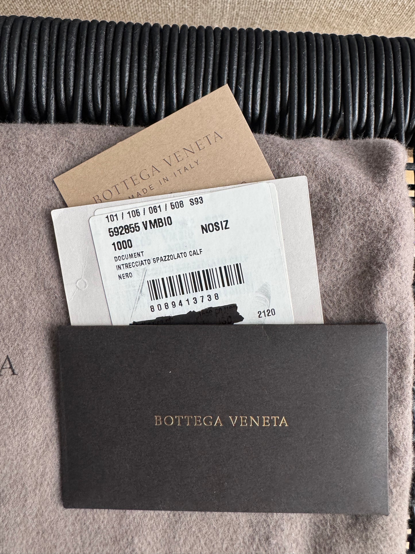 Bottega Veneta Intrecciato Document Case With Wristlet