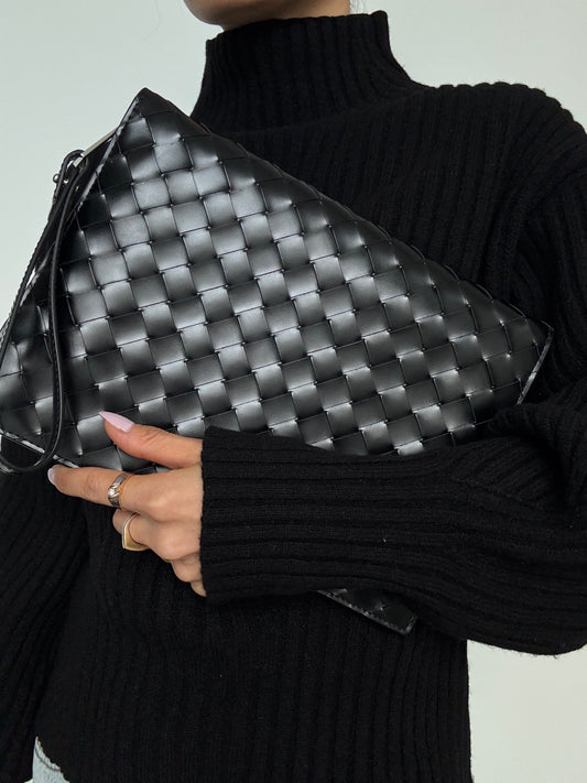 Bottega Veneta Intrecciato Document Case With Wristlet
